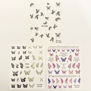 Butterfly Nail Art Stickers Set